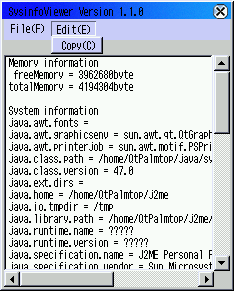 sysinfo for zaurus$B$N<B9T2hLL(J